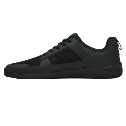 Chaussures barefoot noires, idéales pour un confort et une flexibilité optimale.