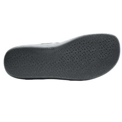 Semelle barefoot noire offrant une adhérence optimale et une sensation naturelle de marche pieds nus.